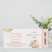 私たちの小さなカボチャは一つの招待状、1歳の誕生日 招待状 (スタンド正面)