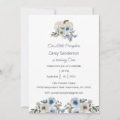 私たちの小さなカボチャは一つの招待状、1歳の誕生日 招待状 (正面)