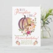 私たちの小さなカボチャは誕生日招待状を回している 招待状 (スタンド正面)