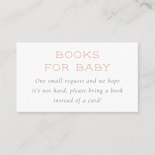 私たちの小さなカボチャフローラの本ベビー エンクロージャーカード (正面)