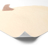 私たちの小さなカボチャ秋ベビーシャワー歓迎サイン ポスター (角)