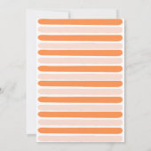 私たちの小さなカボチャ赤ちゃんシャワー招待状 招待状 (裏面)