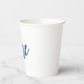 私たちの小さなカボチャ1青の最初の誕生日 紙コップ (左)