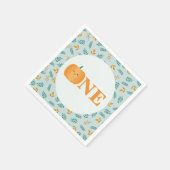 私たちの小さなカボチャ1st誕生日パーティー スタンダードカクテルナプキン (角)