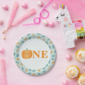 私たちの小さなカボチャ1st誕生日パーティー ペーパープレート (パーティー)