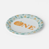 私たちの小さなカボチャ1st誕生日パーティー ペーパープレート (アングル)