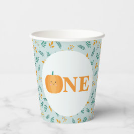 私たちの小さなカボチャ1st誕生日パーティー 紙コップ