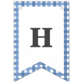 私たちの小さなカボチャ/ブルートラック誕生日バナー バンティングフラッグ (第2の旗)