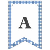 私たちの小さなカボチャ/ブルートラック誕生日バナー バンティングフラッグ (第3の旗)