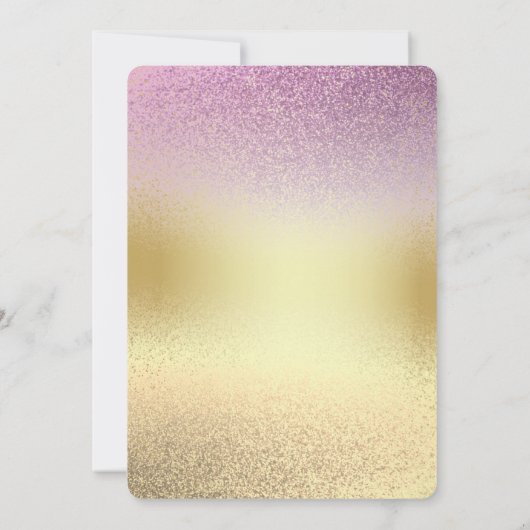 私たちの小さなカボチャ、1st誕生日ピンクフローラ秋 招待状 (裏面)