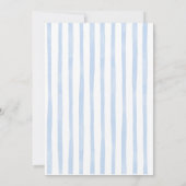 私たちの小さなガチョウを迎えよう 招待状 (裏面)