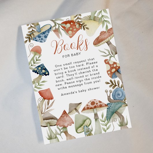 私たちの小さなキノコ |ベビー エンクロージャーカード