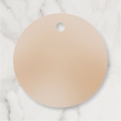 私たちの小さなクッキーが1つの写真を回す1st誕生日 フェイバータグ (裏面)