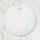 私たちの小さなクッキーが1つの写真を回す1st誕生日 フェイバータグ (裏面)