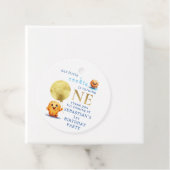 私たちの小さなクッキーが1つの写真を回す1st誕生日 フェイバータグ (インサイチュ)