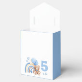 私たちの小さなクマかわいいレインボーバルーン誕生日 フェイバーボックス (オープン)