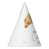 私たちの小さなクロワッサン1st誕生日パーティー パーティーハット (左)