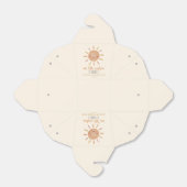 私たちの小さなサンシャインイエローサンバースデーパーティー フェイバーボックス (折り畳みなし)