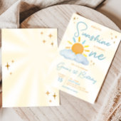 私たちの小さなサンシャインバースデーパーティー 招待状