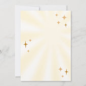 私たちの小さなサンシャインバースデーパーティー 招待状 (裏面)