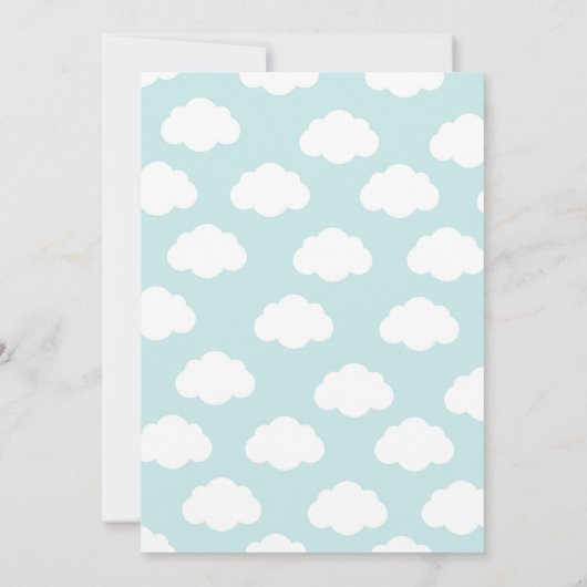 私たちの小さなサンシャインボーイの最初の誕生日パーティー 招待状 (裏面)