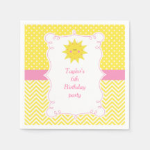 私たちの小さなサンシャイン誕生日サンキュー