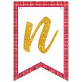 私たちの小さなトルコ1st誕生日ハイチェア(少女) バンティングフラッグ (第2の旗)