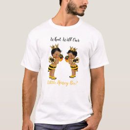 私たちの小さなハチは? 性別お披露目 Tシャツ