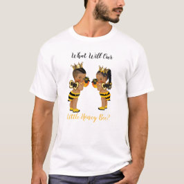 私たちの小さなハチは? 性別お披露目Tシャツ Tシャツ