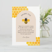 私たちの小さなハニービーパーティーありがとう 招待状 (スタンド正面)