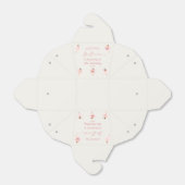 私たちの小さなバレリーナピンクバレエ誕生日パーティー フェイバーボックス (折り畳みなし)