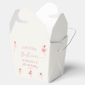 私たちの小さなバレリーナピンクバレエ誕生日パーティー フェイバーボックス (オープン)