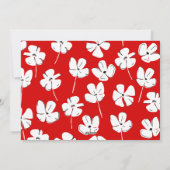 私たちの小さなバレンタインレタリング誕生のお知らせ シーズンカード (裏面)