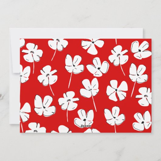 私たちの小さなバレンタインレタリング誕生のお知らせ シーズンカード (裏面)