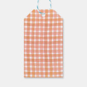 私たちの小さなパンプキン 1歳の誕生日感謝の気持ちのギフトタグ ギフトタグ (裏面)