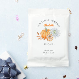 私たちの小さなパンプキン 1歳の誕生日 花のエレガント