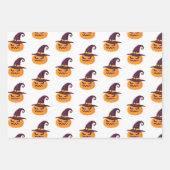 私たちの小さなブハロウィーン誕生日パーティー ラッピングペーパーシート (正面)