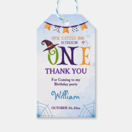 私たちの小さなブハロウィーン1st誕生日ありがとう ギフトタグ