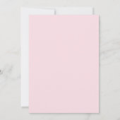 私たちの小さなブハロウィーン1st誕生日の写真 招待状 (裏面)