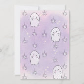 私たちの小さなブハロウィーン1st誕生日招待状 招待状 (裏面)