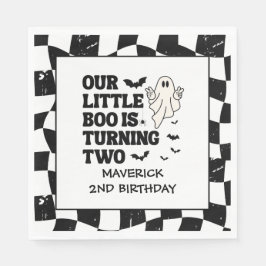 私たちの小さなブハロウィーン2回目の誕生日 スタンダードランチョンナプキン