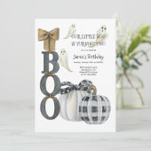 私たちの小さなブハロウィーン2回目の誕生日 招待状 (スタンド正面)