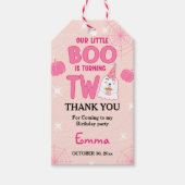 私たちの小さなブハロウィーン2nd誕生日ありがとう ギフトタグ (正面)