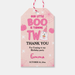 私たちの小さなブハロウィーン2nd誕生日ありがとう ギフトタグ