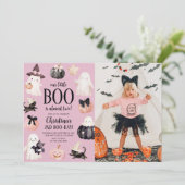 私たちの小さなブハロウィーン2nd誕生日パーティー写真 招待状 (スタンド正面)