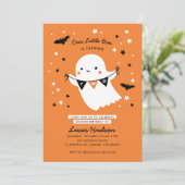 私たちの小さなブーかわいいキッドハロウィーン第2誕生日 招待状 (スタンド正面)
