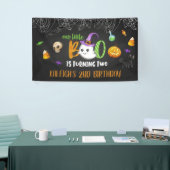 私たちの小さなブーが2つの誕生日バナー – BL 横断幕 (トレードショー)