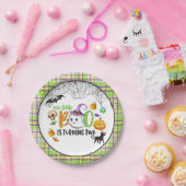 私たちの小さなブーが2歳の誕生日パーティーのプレート ペーパープレート (パーティー)