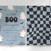 私たちの小さなブーちゃんは2歳に おめでとうございます 招待状