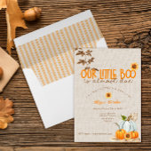 私たちの小さなブーはほとんどデューベビーシャワー招待状 招待状